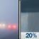 Sunday: Patchy Fog then Slight Chance Rain Showers